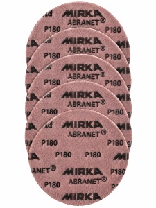 Set 5 discuri abrazive Abranet Ø 150 mm Grip P180-MIRKA
