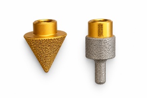 SET FREZA CONICA 2-38MM SI FREZA DIAMANTATA 28/20-10, M 14-WERTEC
