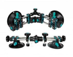 Sistem de fixare si ajustare multi-unghi, cu 2 ventuze cu vacuum, Ø150mm pt. placi ceramice