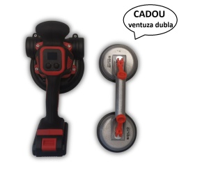 Vibrator Wertec+CADOU ventuza dubla Solid Tools