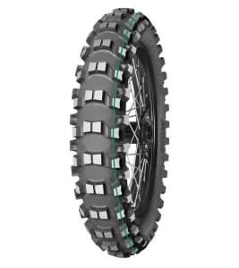 [70000923] Cross/enduro tyre MITAS 110/90-19 TT 62M TERRA FORCE-MX MH Rear NHS racing logo; red & green stripe