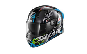 Cască Moto full-face SHARK SKWAL 2.2 NOXXYS colour black/blue/green/purple, size XS unisex