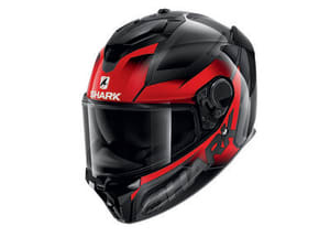 Cască Moto full-face SHARK SPARTAN GT CARBON SHESTTER colour black/grey/red, size XL unisex