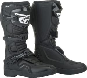 Cizme de piele cross/enduro MAVERIK FLY RACING culoare negru, mărime 7