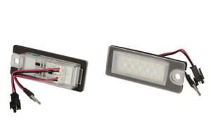 Corp iluminare numar inmatriculare LED, ligght colour: white; set, 12V,, uz pe circuit compatibil: VOLVO S80 I, V70 II, XC90 I 05.98-12.14