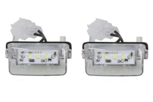 Corp iluminare numar inmatriculare LED, ligght colour: white; set, 12V,, with Aprobate pentru uz public compatibil: DS DS 4; CITROEN BERLINGO, BERLINGO MULTISPACE, BERLINGO/MINIVAN, C3 I, C3 PICASSO, C4 GRAND PICASSO I 04.93-