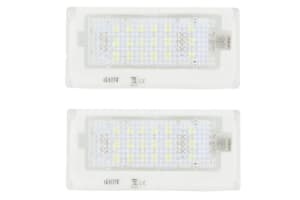 Corp iluminare numar inmatriculare LED, ligght colour: white; set, 12V,, with Aprobate pentru uz public compatibil: MINI (R50, R53) 06.01-09.06