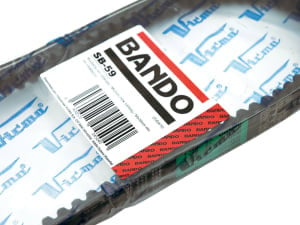 Curea transmisie SB-100 BANDO (latime: 22,5mm, grosime: 11mm, lungime: 988mm) compatibil: MALAGUTI PASSWORD; MBK KILIBRE; YAMAHA VP, XC, YP 250/300 2003-2008