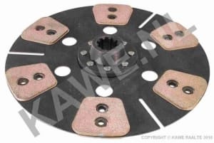 Disc ambreiaj ceramica (330mm; 6) se potrivește: JCB 3, 4, MK; JOHN DEERE 1000; MARSHALL 200, 300, 400, NUFFIELD