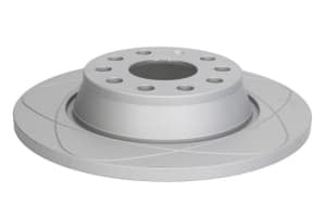 Disc de frana, 1pcs, ATE PowerDisc, full, Cut, spate ; Stanga/Dreapta, outer diameter 282 mm, thickness 12 mm, compatibil: AUDI A3, Q3; SEAT ALHAMBRA, ALTEA, ALTEA XL, LEON, TOLEDO III 1.2-3.6 03.99-