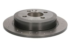 Disc de frana, BREMBO Xtra, 1pcs, Perforat, spate ; Stanga/Dreapta, outer diameter 259 mm, thickness 10 mm, compatibil: MINI (R50, R53), (R52), (R56), (R57), (R58), (R59), CLUBMAN (R55) 1.4-2.0D 06.01-06.15