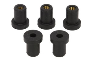 Elementi asamblare (21x12,7x17,8; M6x1,0 5 pcs. set; deflector nut)