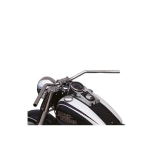 Ghidon diametru 25,4mm DRAGBAR MEDIUM colour silver compatibil: SUZUKI M, VL, VZ; YAMAHA XVS 800/1100 1997-2009