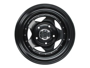 Janta Off-road; 15inch; rim fitting ET -25; bolt spacing 5x139,7; locating hole diameter 110mm; width 8inch; finish paintwork; colour black; uz pe circuit SUZUKI