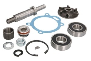 Kit reparatie pompa apa, ball joint; bearings; gasket/seal; nut; ring; rotor assy; sleeve; washer compatibil: URSUS 4512, 4514; AHLMANN AS7C, AS7CS; AKTIV FISCHER M 800; ALBAJAR 08, 10, 304, 366, 3000