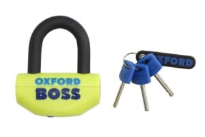 Lock Boss OXFORD colour yellow mandrel 12,7mm