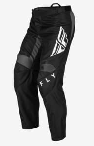 Pantaloni off road FLY RACING F-16 culoare negru/alb, mărime 34