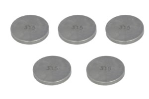 Pastile reglaj supape 25mm x3,15mm, (5 pcs) compatibil: HONDA CB, CBX; TRIUMPH ADVENTURER, AMERICA, BONNEVILLE, DAYTONA, LEGEND, ROCKET, SCRAMBLER, SPEED TRIPLE, SPEEDMASTER, SPRINT, THRUXTON 350-2300 1978-2016