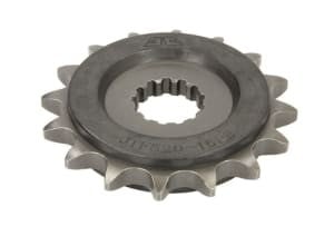 Pinion față oțel, tip lanț: 525, număr dinți: 16, cu amortizor vibrații, compatibil: CAGIVA NAVIGATOR, RAPTOR, V-RAPTOR; HYOSUNG COMET, GT; KAWASAKI W, ZR, ZR-7, ZX-7R, ZX-7RR 98-1050 1991-2020