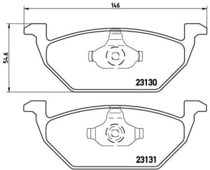 Placute de frana - tuning, fata, Aprobate pentru uz public: Yes, compatibil: AUDI A1, A1 ALLSTREET, A1 CITY CARVER, A3; SEAT ARONA, CORDOBA, CORDOBA VARIO, IBIZA III, IBIZA IV, IBIZA IV SC, IBIZA IV ST 1.0-Electric 09.96-