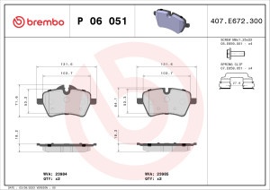 Placute de frana - tuning, fata, Aprobate pentru uz public: Yes, compatibil: MINI (R50, R53), (R52), (R56), (R57), (R58), (R59), CLUBMAN (R55), COUNTRYMAN (R60), PACEMAN (R61) 1.6/1.6D/2.0D 11.03-10.16