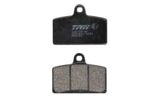 Plăcuțe frână față, utilizare: offroad/route/scooters, material: organic, 51,6x69,65x7,5mm compatibil: APRILIA RS4; DERBI GPR; RIEJU TANGO 50/125 2005-2018