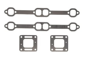 Set garnituri galerie evacuare (2x exhaust manifold gasket; 2x exhaust u-bend gasket) GM 200, 228, 230, 260, 898 (5.0 & 5.7L)