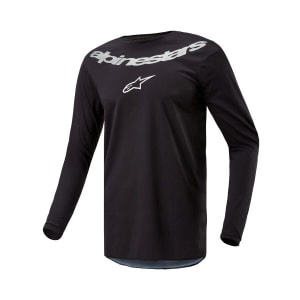 Tricou OffRoad ALPINESTARS MX FLUID culoare black/silver, mărime L