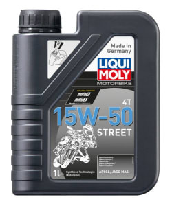 Ulei Motor 4T LIQUI MOLY Street 15W50 1l, API SL JASO MA-2 Semi-synthetic