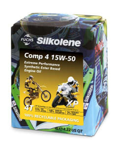 Ulei Motor 4T SILKOLENE COMP 4 15W50 4l, API SL JASO MA-2 Semi-synthetic bio-degradable packaging; enriched with esters