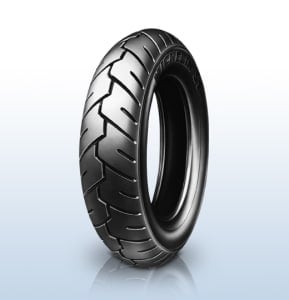 [104720] Scooter/moped tyre MICHELIN 90/90-10 TL/TT 50J S1 Front/Rear