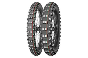 [2000026162101] Cross/enduro tyre MITAS 70/100-17 TT 40M TERRA FORCE-MX MH Front NHS red & green stripe