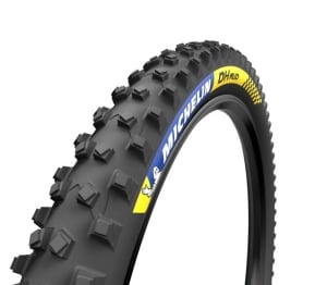 [399994] Bicycle tyre wire MTB downhill MICHELIN 29X2.40 (eTRTO size 61-622) DH MUD (TPI 4X55) PREMIUM RACING LINE tubeless ready Sidewall BLACK