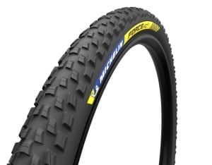 [819814] Bicycle tyre coiled MTB x-country MICHELIN 29X2.25 (eTRTO size 57-622) FORCE XC2 (TPI 2X150) PREMIUM RACING LINE tubeless ready Sidewall BLACK