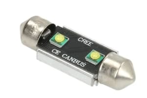 Bec LED, 1pcs, C5W, 12V, max. 6W, light colour white, socket type SV8,5-8, length: 36mm, uz pe circuit, for vehicles with CAN-Bus