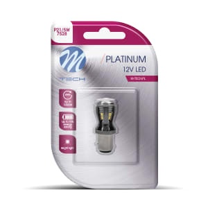 Bec LED (blister pack 1pcs) P21/5W 12V 3,3W, uz pe circuit, BAY15D, for vehicles without CAN-Bus, white