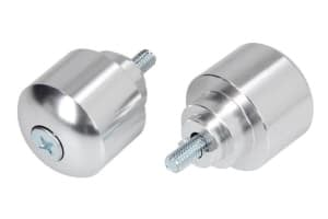 Capace ghidon M6x45 Silver, (Honda standard) compatibil: HONDA CB, CBF, CBR, VFR, VTR 250-1300 1969-2008