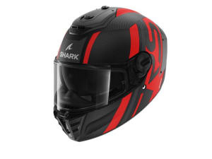 Cască Moto full-face SHARK SPARTAN RS CARBON SHAWN MAT colour black/carbon/matt/red, size XS