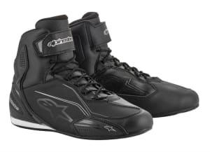 Cizme Moto touring de piele STELLA FASTER-3 ALPINESTARS culoare black/silver, mărime 6,5