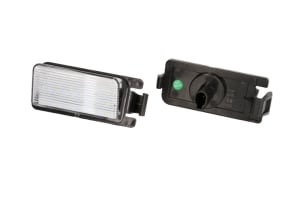 Corp iluminare numar inmatriculare LED, ligght colour: white; set, 12V,, with Aprobate pentru uz public compatibil: NISSAN 350Z, 370Z, CUBE, GT-R 09.02-