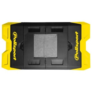 Covor Moto POLISPORT dimensions: 1800x990, yellow, plastic, folded