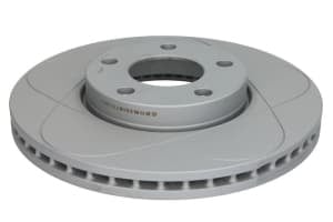 Disc de frana, 1pcs, ATE PowerDisc, Ventilate, Cut, fata ; Stanga/Dreapta, outer diameter 282,5 mm, thickness 25 mm, compatibil: VW PASSAT B5, PASSAT B5.5 1.6-2.8 08.96-05.05