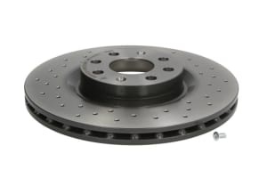 Disc de frana, BREMBO Xtra, 1pcs, Perforat, fata ; Stanga/Dreapta, outer diameter 284 mm, thickness 22 mm, compatibil: FIAT GRANDE PUNTO, PUNTO, PUNTO EVO, PUNTO EVO/HATCHBACK, PUNTO/HATCHBACK 0.9-1.9D 06.05-