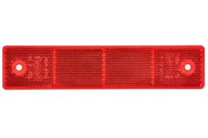 Element reflectorizant (red, To screw, 40mm x 5/180mm x 5mm) compatibil: FENDT 1000 1038 VARIO/1042 VARIO/1046 VARIO/1050 VARIO/11400 TTV/3.10 2WD/3.10 4WD/3.30/3.50/3.60 2WD/3.60 4WD/3.65/3.70 2WD/3.70 4WD/3.75/