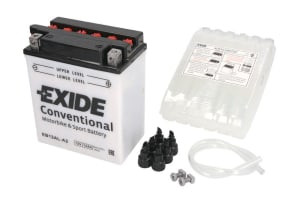 Exide Baterie 12 V 12 Ah 134x80x160 electrolit 150A în set