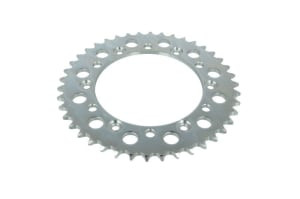 Pinion spate oțel, tip lanț: 520, număr dinți: 42, compatibil: GILERA RC; HONDA CB, FMX, FX, NSR, NX, VTR, VTZ, XL, XLR, XR; YAMAHA FZ, WR 200-650 1979-2018