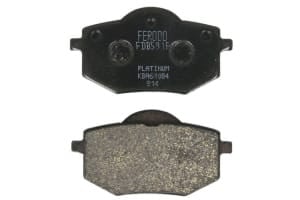 Plăcuțe de frână față, utilizare: route, material: platinum-P, 80x42x10mm compatibil: YAMAHA XV 535 1988-1994