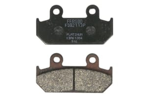 Plăcuțe de frână față, utilizare: route, material: platinum-P, 81,2x42x9,5mm compatibil: HONDA CBR 600 1991-1994