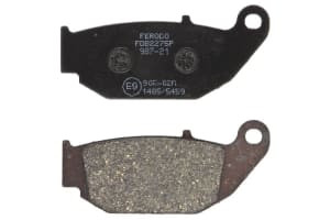 Plăcuțe de frână spate, utilizare: route, material: platinum-P, 88,1x40x10mm compatibil: HONDA CBR, CRF 125/250 2004-2018