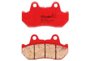 Plăcuțe de frână spate, utilizare: route, material: sinter-SP, 49x89,9x11mm compatibil: HONDA CB, CBR, CBX, CM, CMX, CX, FT, GB, GL, NS, NSR, NV, VF, VFR, VT, XBR, XL, XLV 250-1500 1979-2016